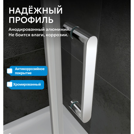 Душевая дверь ABBER Sonnenstrand AG04130S