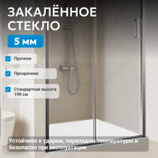 Душевая дверь ABBER Schwarzer Diamant AG301205