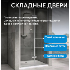 Душевая дверь ABBER Zart AG08100P