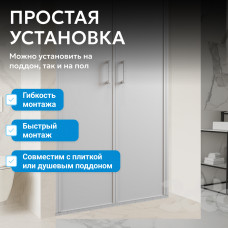 Душевая дверь ABBER Sonnenstrand AG04100MS