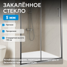 Душевая дверь ABBER Schwarzer Diamant AG301005
