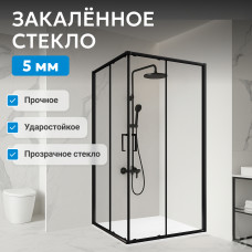 Душевой уголок ABBER Schwarzer Diamant AG02080B5