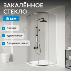 Душевой уголок ABBER Schwarzer Diamant AG01090
