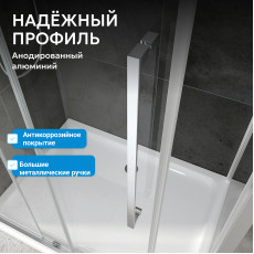 Душевой уголок ABBER Schwarzer Diamant AG30140MH-S100M