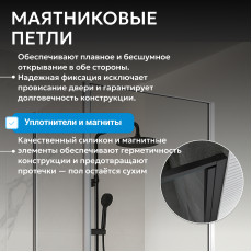Душевой уголок ABBER Sonnenstrand AG04090-S75