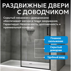 Душевая дверь ABBER Komfort AG93150B