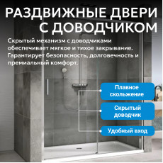 Душевая дверь ABBER Komfort AG93150