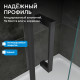 Душевая дверь ABBER Schwarzer Diamant AG30110B5