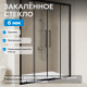 Душевая дверь ABBER Schwarzer Diamant AG33180H