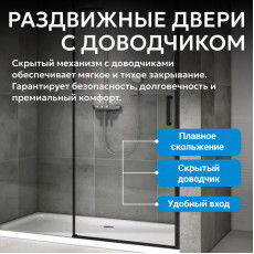 Душевая дверь ABBER Komfort AG93140B