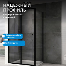 Душевой уголок ABBER Schwarzer Diamant AG30100B5-S70B5