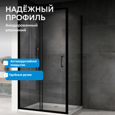 Душевой уголок ABBER Schwarzer Diamant AG30140B5-S90B5
