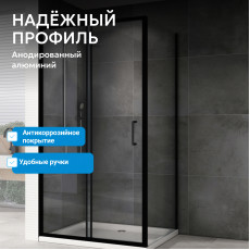 Душевой уголок ABBER Schwarzer Diamant AG30140B5-S90B5