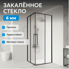 Душевой уголок ABBER Schwarzer Diamant AG02090BMH