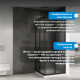 Душевой уголок ABBER Schwarzer Diamant AG02100BMH