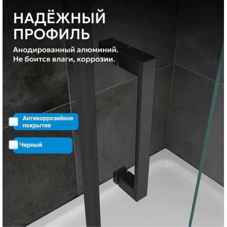 Душевая дверь ABBER Komfort AG93160B