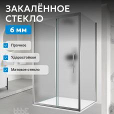 Душевой уголок ABBER Schwarzer Diamant AG30130MH-S60M-S60M