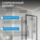 Душевой уголок ABBER Schwarzer Diamant AG30150BMH-S80BM