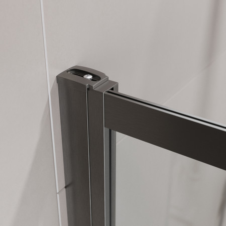Душевая шторка на ванну CEZARES SLIDER-FIX-VF-11-90/150-C-GM с фиксированным креплением одной створки Душевая шторка на ванну CEZARES SLIDER-FIX-VF-11-90/150-C-GM с фиксированным креплением одной створки