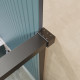 Душевая дверь шириной 150см BelBagno SOFT_CLOSE-1-BF-1-150-C-GM профиль оружейная сталь, стекло прозрачное Душевая дверь шириной 150см BelBagno SOFT_CLOSE-1-BF-1-150-C-GM профиль оружейная сталь, стекло прозрачное