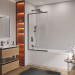 Душевая шторка на ванну CEZARES SLIDER-FIX-VF-11-90/150-C-GM с фиксированным креплением одной створки