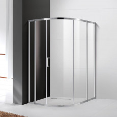 Душевой уголок Cezares MOLVENO-RH-11-120/110-C-Cr-IV, 120х110х195, профиль хром, стекло прозрачное