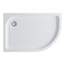Акриловый поддон 120х80 левосторонний BelBagno TRAY-BB-RH-120/80-550-15-W-L с сифоном