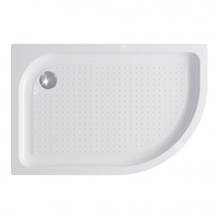 Акриловый поддон 120х80 левосторонний BelBagno TRAY-BB-RH-120/80-550-15-W-L с сифоном