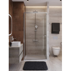 Душевая дверь Cezares LUX-B-FS-1-90-C-CR, 90х195, профиль хром, стекло прозрачное