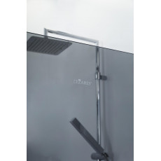 Душевая перегородка Cezares LIBERTA-L-1-120-GR-NERO