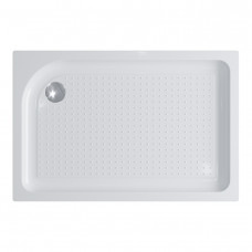 Акриловый поддон 120х80 левосторонний BelBagno TRAY-BB-AH-120/80-15-W-L с сифоном