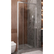 Душевая дверь CEZARES MOLVENO-BF-3-120-C-Cr-IV, 120х195, профиль хром, стекло прозрачное