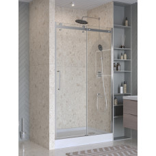 Душевая дверь шириной 111см BelBagno MARINO-2-BF-1-110-C-CR профиль хром, стекло прозрачное
