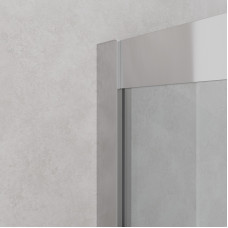 Душевой уголок Cezares RELAX-304-R-2-90-C-CR, 90х90х200, профиль хром, стекло прозрачное