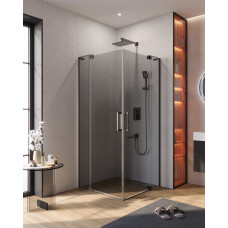 Душевой уголок CEZARES SLIDER-AH-2-80/90-100/110-GRIGIO-GM