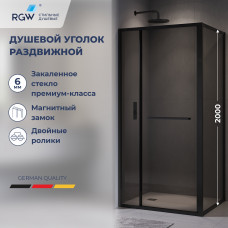 Душевой уголок с открытием двери вовнутрь RGW LE-45-B (Тонированное, 1200*900)