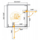 Душевой уголок CEZARES SLIDER-AH-2-80/90-90/100-BR-BORO Душевой уголок CEZARES SLIDER-AH-2-80/90-90/100-BR-BORO