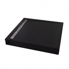 Поддон из искусственного мрамора 90х90 Cezares TRAY-AS-A-90-30-NERO без сифона