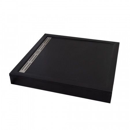 Поддон из искусственного мрамора 90х90 Cezares TRAY-AS-A-90-30-NERO без сифона Поддон из искусственного мрамора 90х90 Cezares TRAY-AS-A-90-30-NERO без сифона