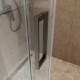Душевая дверь шириной 100см BelBagno SOFT_CLOSE-1-BF-1-100-C-GM профиль оружейная сталь, стекло прозрачное