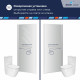 Душевая дверь RGW PA-103W (Матовое-Сатинат, 800)