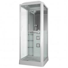 Душевая кабина Grossman Alba GR121(L) (90x90x225) дверь распашная,3 места