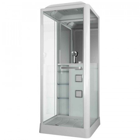 Душевая кабина Grossman Alba GR121(L) (90x90x225) дверь распашная,3 места