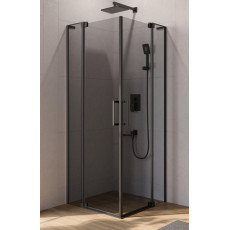 Душевой уголок Cezares SLIDER-AH-2-70/80-80/90-GRIGIO-NERO