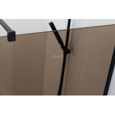 Душевая перегородка Cezares LIBERTA-L-1-80-BR-NERO