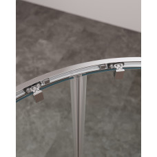 Душевой уголок Cezares MOLVENO-RH-22-120/110-C-Cr-IV, 120х110х195, профиль хром, стекло прозрачное