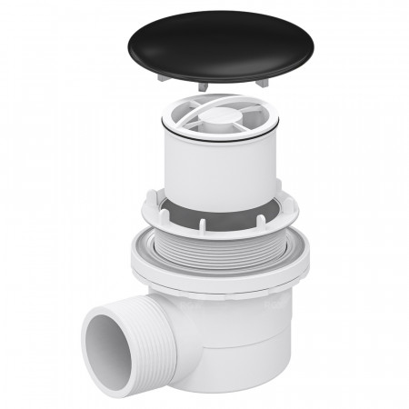 Сифон для душевых поддонов RGW Velplex QYD-06 Черный Сифон для душевых поддонов RGW Velplex QYD-06 Черный