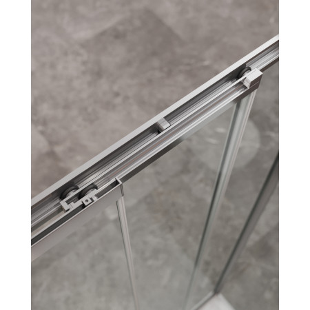 Душевой уголок Cezares MOLVENO-AHF-31-120/90-C-CR-IV, 120х90х195, профиль хром, стекло прозрачное