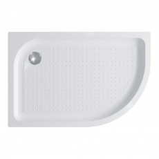 Акриловый поддон 100х80 левосторонний BelBagno TRAY-BB-RH-100/80-550-15-W-L с сифоном
