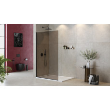 Душевая перегородка Cezares LIBERTA-L-1-TB-120-BR-NERO